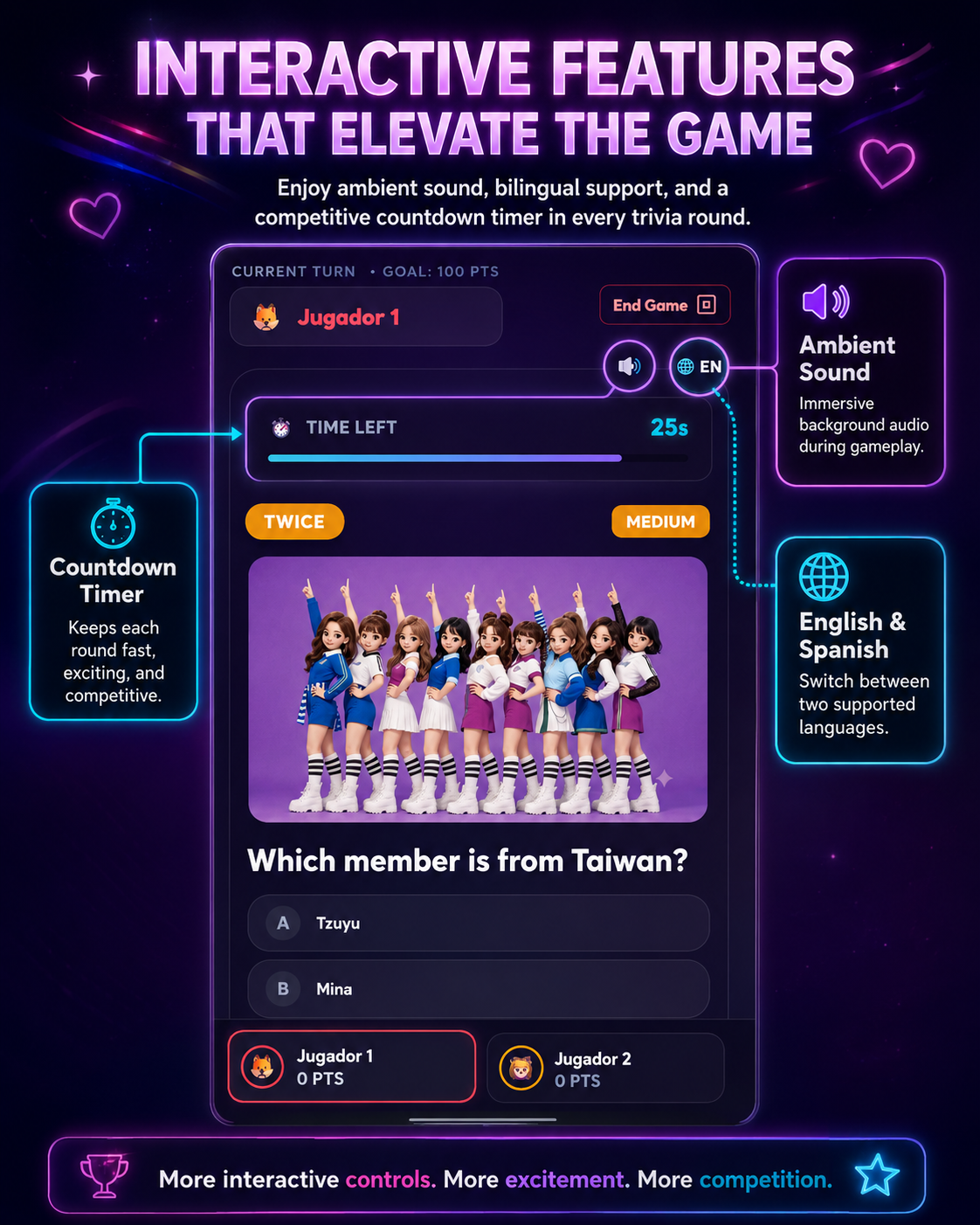 IDOL RUSH — Digital K-Pop Trivia Game